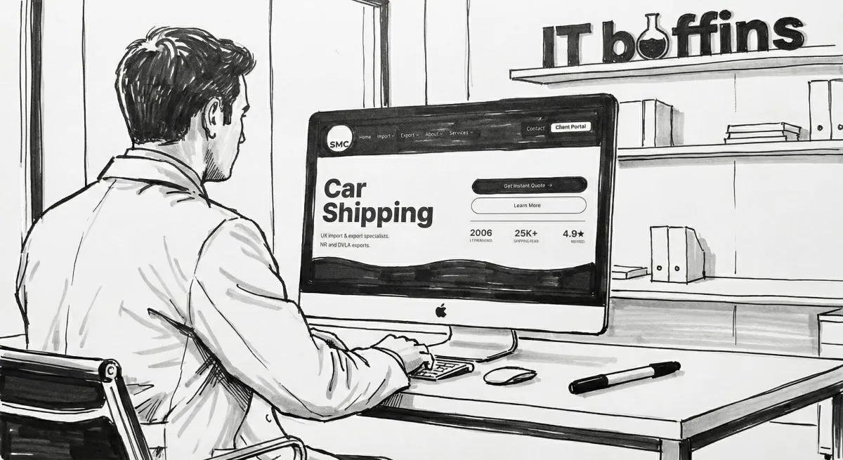 Milton Keynes web design work by IT Boffins